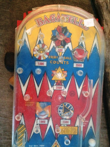 Old Handheld Pinball Kids Game