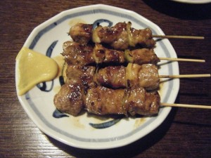 Yakitori Food at a Japanese Bar