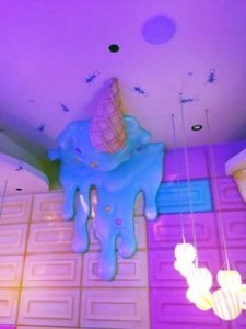 Kawaii Monster Cafe Japan Melting Ice Cream Ceiling Ants