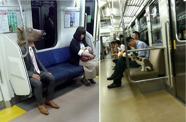 Seat block on Japanese trains