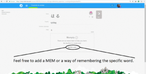 Learning Japanese using Memes