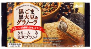 asahi balance up foods sesame & soybeans and granola healthy anytime snack