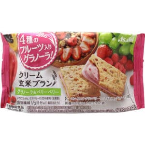 healthier alternative to oreos Japanese Strawberry cream puffed granola sandwich snack