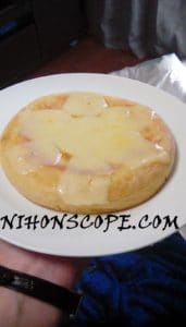 Dutch Pancake in Rice Cooker with Cheddar Cheese